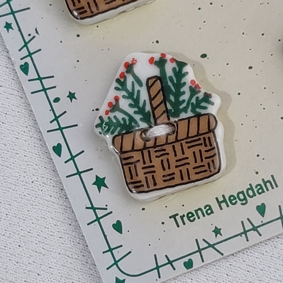 Lot Of Vintage Buttons - Cats Watermelons Baskets - Picture 6 of 14